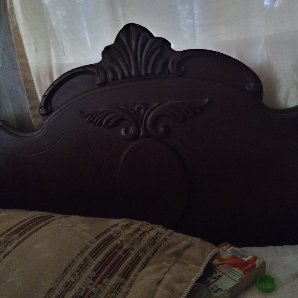 Queen headboard , footboard, frame pick up only